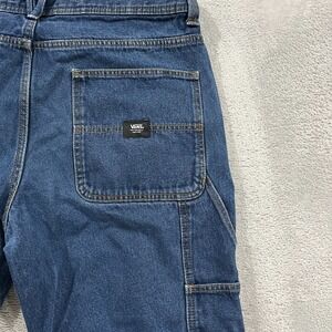 Vans Jeans Men 36x32 Denim Drill Chore Carpenter Baggy Skater Relaxed Fit Work